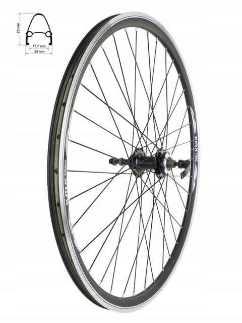 Koło rowerowe tylne XMX 28" 208QF czarne