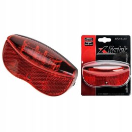 LAMPKA ROWEROWA NA BAGAŻNIK X-LIGHT XC-986A 2xSUPER LED
