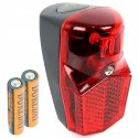 LAMPKA ROWEROWA TYŁ X-LIGHT XC-114 1xSUPER LED + 2xAAA BATERIE