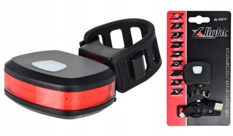 LAMPKA ROWEROWA TYŁ X-LIGHT XC-384R COB LED 20LM 180ST. USB-C LAMPKA ROWEROWA TYŁ X-LIGHT XC-384R COB LED 20LM 180ST. USB-C