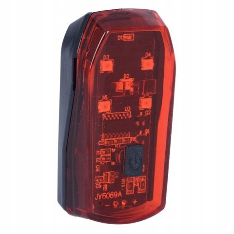 Lampka rowerowa OXC BRIGHT STOP + baterie Lampka rowerowa OXC BRIGHT STOP + baterie
