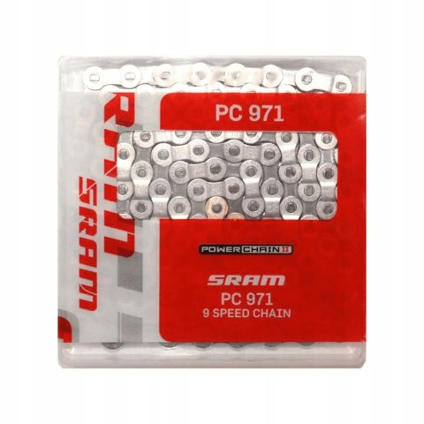 Łańcuch Rowerowy Sram PC-971 9-rzędowy 114 ogniw + spinka PowerLink Łańcuch Rowerowy Sram PC-971 9-rzędowy 114 ogniw + spinka PowerLink
