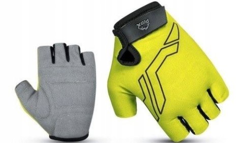 RĘKAWICZKI ROWEROWE KRÓTKIE PROX BASIC AIR VENT LIMONKOWE ROZ. XL