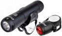 ZESTAW LAMP ROWEROWYCH PROX RAN SET 900Lm + BOOTES 20Lm USB-C