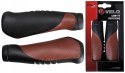 CHWYTY ROWEROWE VELO PROX VLG-1115-AD3 CZARNO-BRĄZOWE