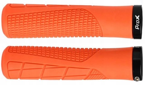Chwyty kierownicy PROX GP-34 skręcane 130mm pomarańczowe Chwyty kierownicy PROX GP-34 skręcane 130mm pomarańczowe