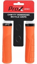 Chwyty kierownicy PROX GP-34 skręcane 130mm pomarańczowe