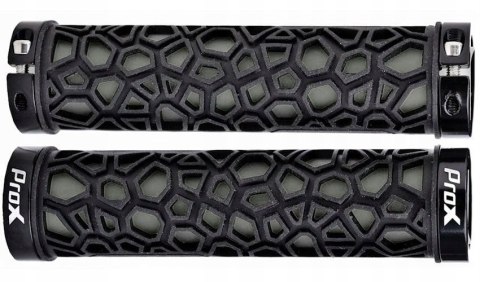 Chwyty kierownicy PROX GP-53 skręcane 130mm czarne Chwyty kierownicy PROX GP-53 skręcane 130mm czarne
