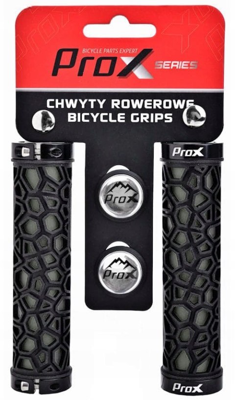 Chwyty kierownicy PROX GP-53 skręcane 130mm czarne Chwyty kierownicy PROX GP-53 skręcane 130mm czarne
