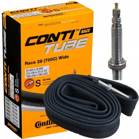 DĘTKA CONTINENTAL RACE 28 (700C) WIDE 27x1.0 - 27x1 1/4" Presta 42mm DĘTKA CONTINENTAL RACE 28 (700C) WIDE 27x1.0 - 27x1 1/4" Presta 42mm