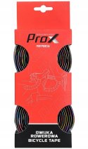 Owijka rowerowa PROX TP-3TK czarna rainbow PU+EVA