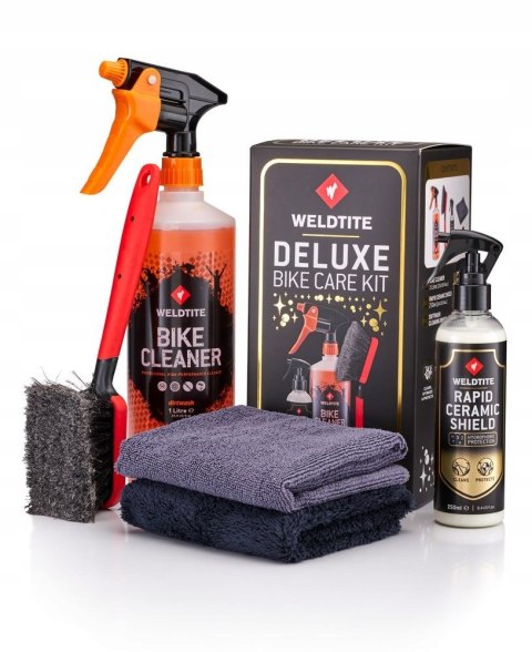 Zestaw do mycia, pielęgnacji i ochrony roweru WELDTITE Deluxe Bike Care Kit