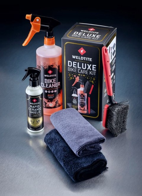 Zestaw do mycia, pielęgnacji i ochrony roweru WELDTITE Deluxe Bike Care Kit Zestaw do mycia, pielęgnacji i ochrony roweru WELDTITE Deluxe Bike Care Kit