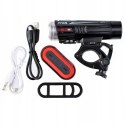 Zestaw lamp rowerowych PROX CRATER SET 880+50Lm przód i tył