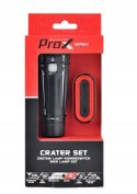 Zestaw lamp rowerowych PROX CRATER SET 880+50Lm przód i tył