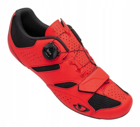 Buty rowerowe wpinane GIRO SAVIX II czerwono-czarne roz. 44 Buty rowerowe wpinane GIRO SAVIX II czerwono-czarne roz. 44