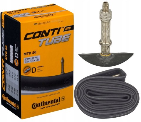 DĘTKA CONTINENTAL MTB 26 26X1,75-2,5 (47/62-559) DV 40MM DĘTKA CONTINENTAL MTB 26 26X1,75-2,5 (47/62-559) DV 40MM