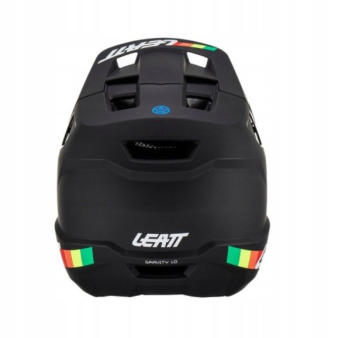 Kask rowerowy LEATT MTB GRAVITY 1.0 JR V23 czarny roz. XXS Kask rowerowy LEATT MTB GRAVITY 1.0 JR V23 czarny roz. XXS