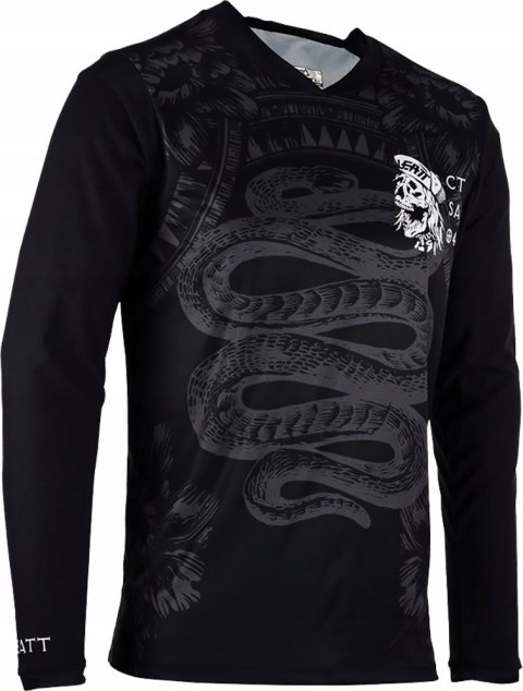 Koszulka rowerowa LEATT JERSEY MTB GRAVITY 3.0 Black roz. L Koszulka rowerowa LEATT JERSEY MTB GRAVITY 3.0 Black roz. L