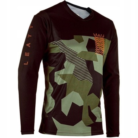 Koszulka rowerowa LEATT JERSEY MTB GRAVITY 4.0 JUNIOR Camo roz. L Koszulka rowerowa LEATT JERSEY MTB GRAVITY 4.0 JUNIOR Camo roz. L