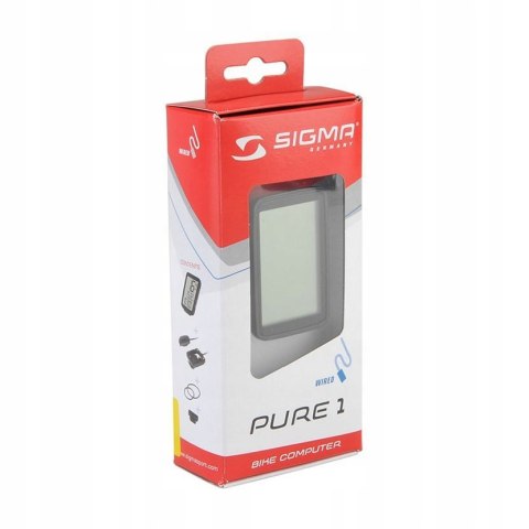 Licznik rowerowy przewodowy Sigma Sport Pure 1 Licznik rowerowy przewodowy Sigma Sport Pure 1