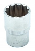 JONNESWAY NASADKA DWUNASTOKĄTNA 1/2" KRÓTKA 12mm JONNESWAY NASADKA DWUNASTOKĄTNA 1/2" KRÓTKA 12mm