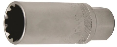 Jonnesway Klucz nasadowy 12-kątny do świec zapłonowych 3/8" 18mm S17H3418 Jonnesway Klucz nasadowy 12-kątny do świec zapłonowych 3/8" 18mm S17H3418