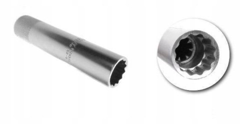 Jonnesway Klucz nasadowy 12-kątny do świec zapłonowych 3/8" 18mm S17H3418 Jonnesway Klucz nasadowy 12-kątny do świec zapłonowych 3/8" 18mm S17H3418