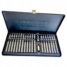 AWTOOLS KOŃCÓWKI HEX TORX SPLINE 40 cz. AW35120BL