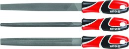 Zestaw pilników do metalu 250mm 3szt Yato YT-6237