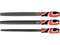 Zestaw pilników do metalu 250mm 3szt Yato YT-6237