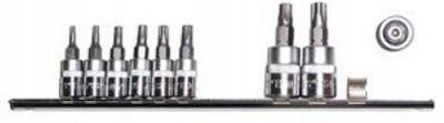 Jonnesway Zestaw nasadek Torx z otworem 1/4 3/8 T10T50 9szt. (S08H23TS9S) Jonnesway Zestaw nasadek Torx z otworem 1/4 3/8 T10T50 9szt. (S08H23TS9S)