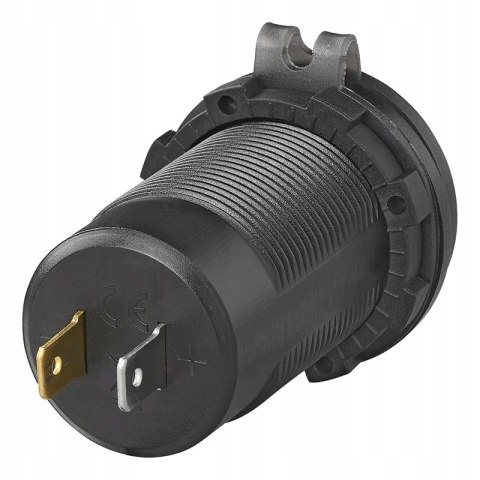 Ładowarka samochodowa USB-C i 2x QC 3,0 + woltomierz Ładowarka samochodowa USB-C i 2x QC 3,0 + woltomierz