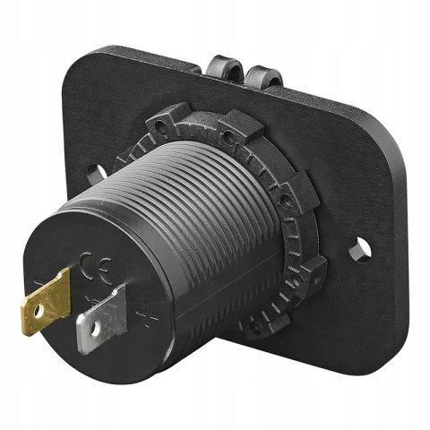 Ładowarka samochodowa gniazdo szybka USB typ A + C podwójna 12/24 V 3A Ładowarka samochodowa gniazdo szybka USB typ A + C podwójna 12/24 V 3A
