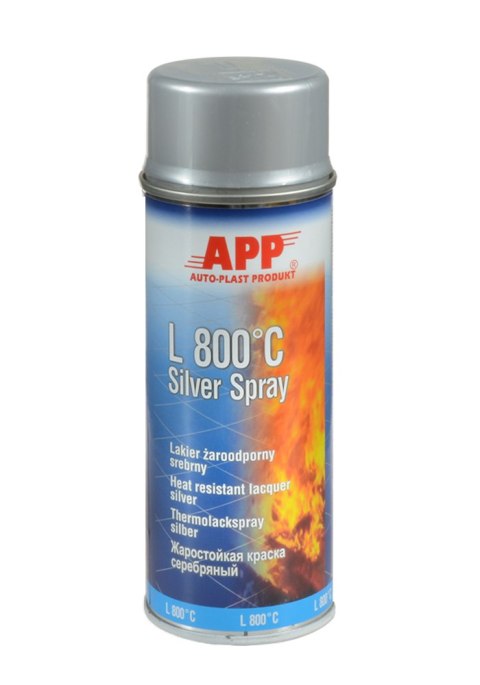 SPRAY ŻAROODPORNY APP 400ML SREBRNY