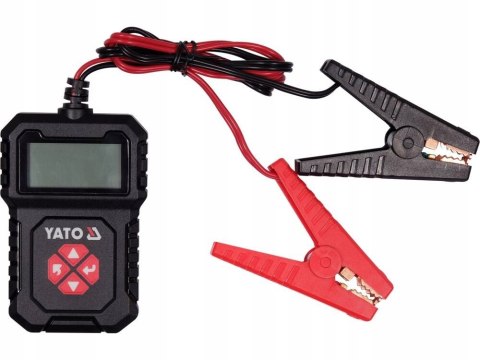 YATO ELEKTRONICZNY TESTER AKUMULATORÓW 12V YT-83114 YATO ELEKTRONICZNY TESTER AKUMULATORÓW 12V YT-83114