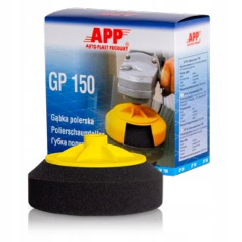 APP GP 150 GĄBKA POLERSKA M14 CZARNA BARDZO MIĘKKA 150 mm APP GP 150 GĄBKA POLERSKA M14 CZARNA BARDZO MIĘKKA 150 mm
