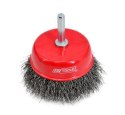 SZCZOTKA DOCZOŁOWA 65mm/ DRUT KARBOWANY/ TRZPIEŃ AWTOOLS