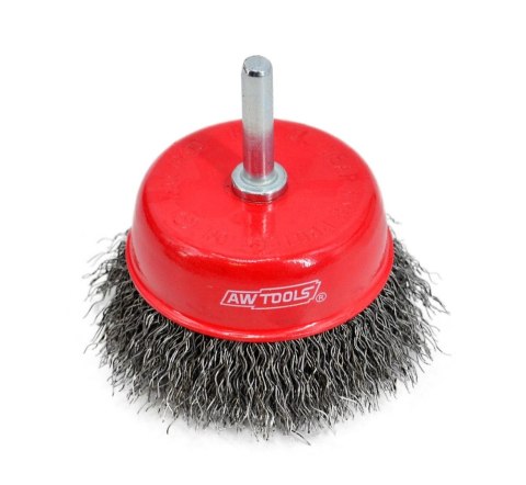SZCZOTKA DOCZOŁOWA 65mm/ DRUT KARBOWANY/ TRZPIEŃ AWTOOLS