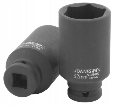 Klucz nasadowy udarowy długi 32mm 1/2" 6-kątny S03AD4132 JW Klucz nasadowy udarowy długi 32mm 1/2" 6-kątny S03AD4132 JW
