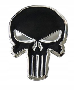 Naklejka Na Blaszce Aluminiowej 3D CZASZKA / PUNISHER Avisa