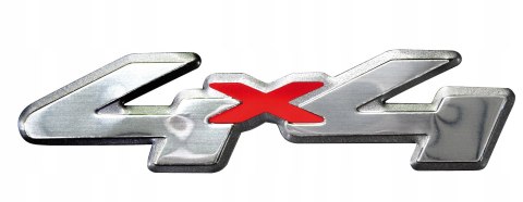 Naklejka Na Samochód ALU emblemat 4x4 3D chrom Avisa
