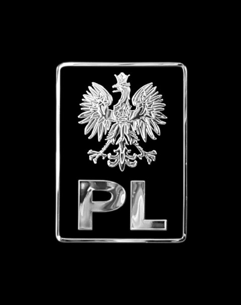 Naklejka na samochód auto niklowana ORZEŁ PL Avisa Naklejka na samochód auto niklowana ORZEŁ PL Avisa
