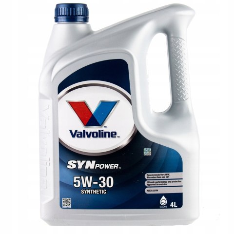 Olej silnikowy Valvoline SynPower 4L 5W-40 Olej silnikowy Valvoline SynPower 4L 5W-40