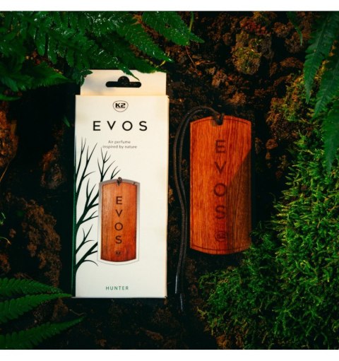 K2 EVOS HUNTER perfumy do auta zawieszka drewno K2 EVOS HUNTER perfumy do auta zawieszka drewno