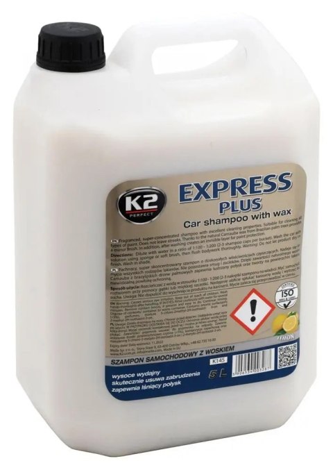 K2 K2-SZAMPON EXPRESS MYJE I WOSKUJE 5L K2 K2-SZAMPON EXPRESS MYJE I WOSKUJE 5L