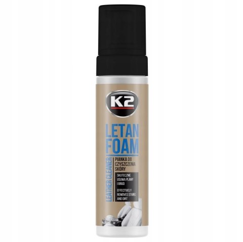 K2 LETAN FOAM PIANKA DO CZYSZCZENIA SKÓRY 200ml K2 LETAN FOAM PIANKA DO CZYSZCZENIA SKÓRY 200ml