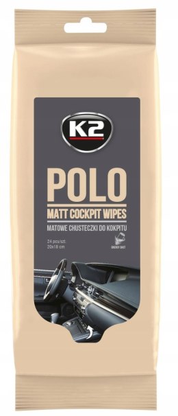 K2 Polo ściereczki matowe do kokpitu 24szt.