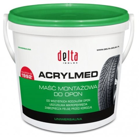 Maść montażowa do opon Delta Acrylmed zielona 4 kg
