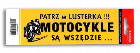 Naklejka "MOTOCYKLE SĄ WSZĘDZIE" Avisa Naklejka "MOTOCYKLE SĄ WSZĘDZIE" Avisa